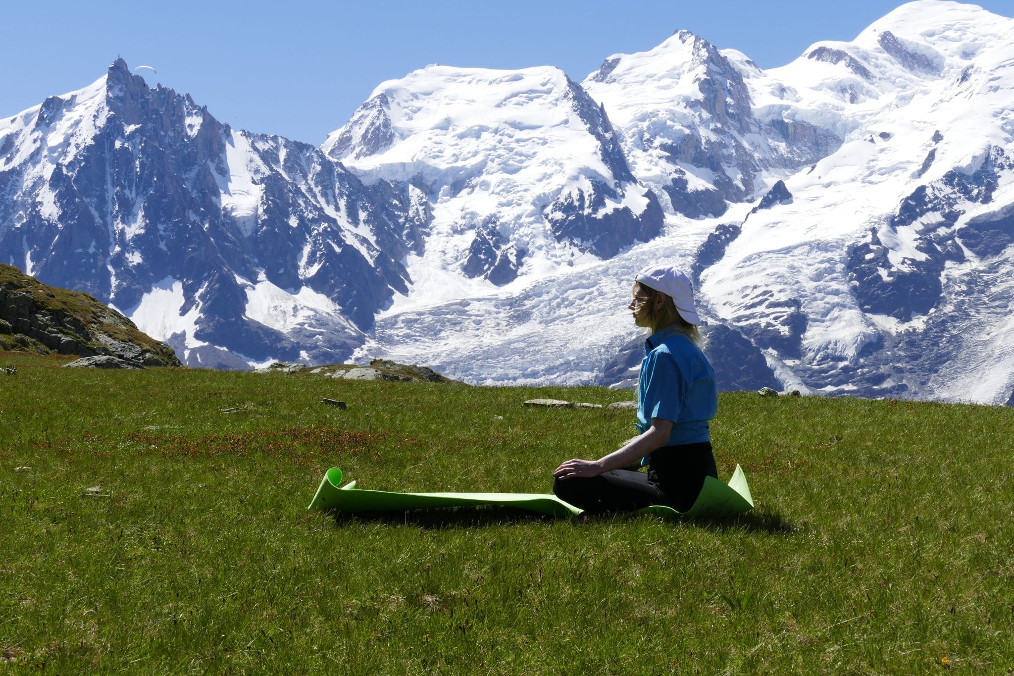 Yoga and adventure in the Alps