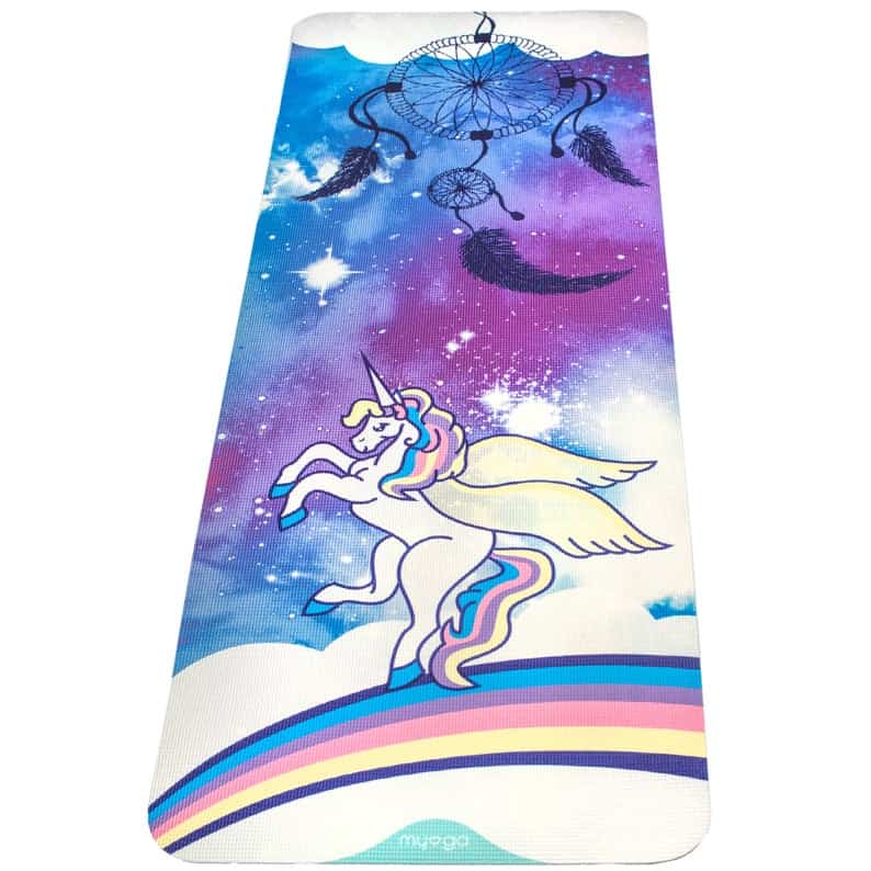 Myga Kids Yoga Mat Printed Sweet Dreams Unicorn 